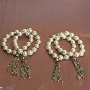 ‼️2-2-Pc Pearl Bracelet Sets‼️Price for 1-set Only‼️
